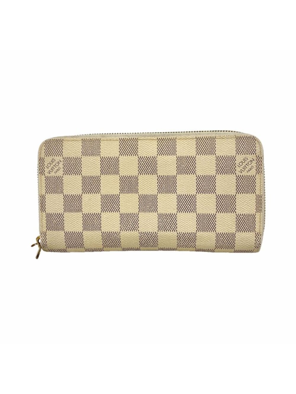 Louis Vuitton Wallet Damier Azur Zippy White